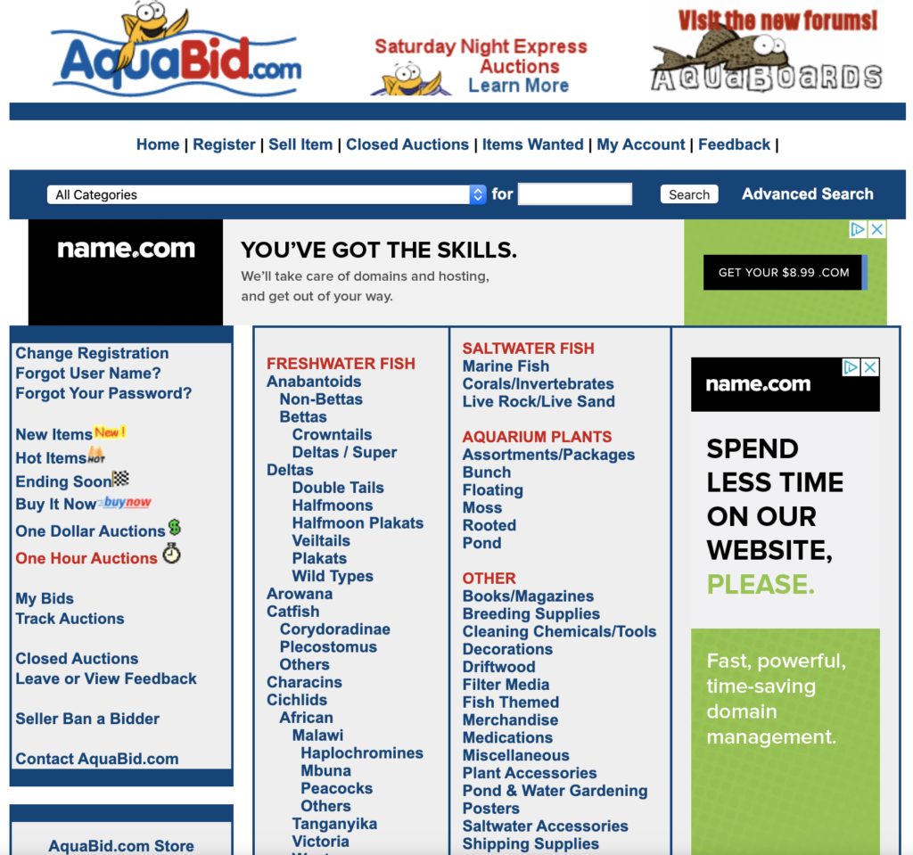best online aquarium store