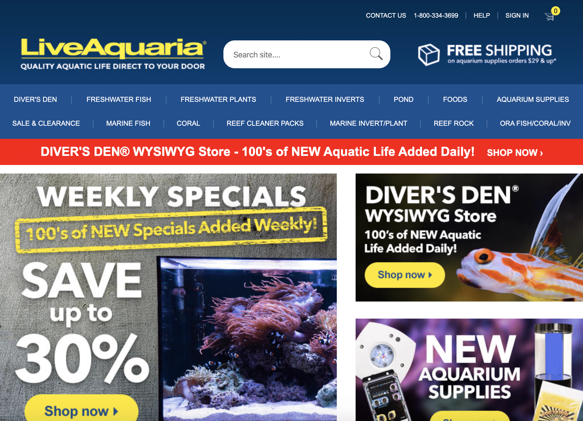 online live fish store